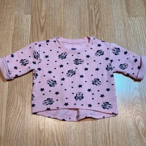 Old Navy Collectabilitees Minnie Mouse sweatshirt‎ 2T